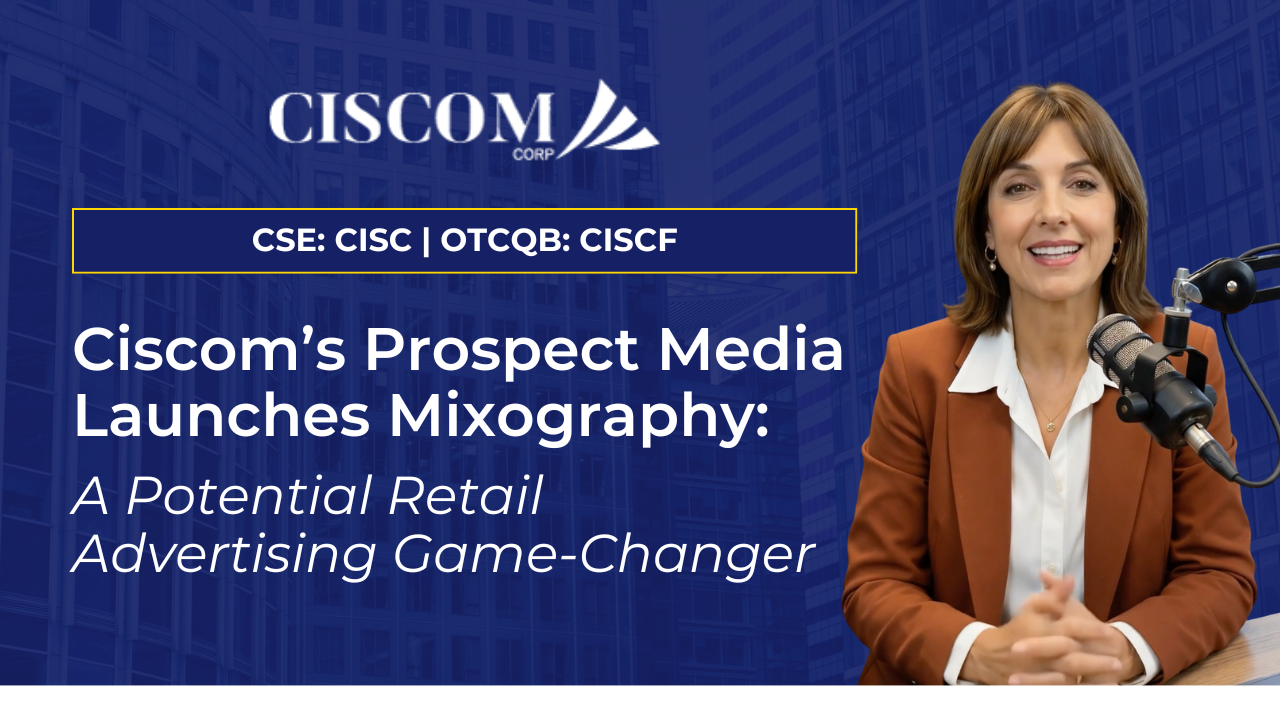 Ciscom Corp CSE - CISC OTCQB - CISCF YouTube thumbnail (1)